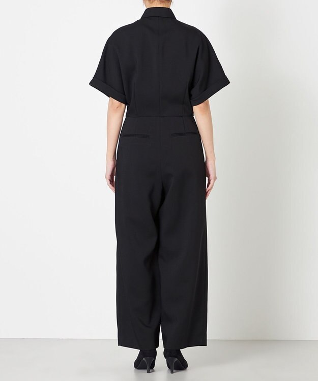 NAVE 【ReNAVE・セットアップ可/洗える/撥水加工】ホロウツイル ジャンプスーツ ブラック系