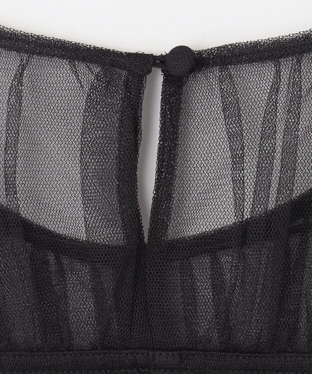 GRACE CONTINENTAL チュールティアードワンピース ブラック