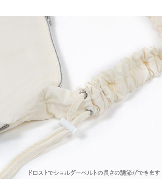 Mother garden しろたん ドロスト ショルダーバッグ 白～オフホワイト
