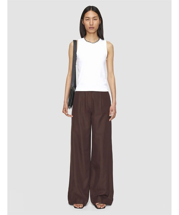 JOSEPH 【洗える】ジャージーリブ　タンクトップ Off white