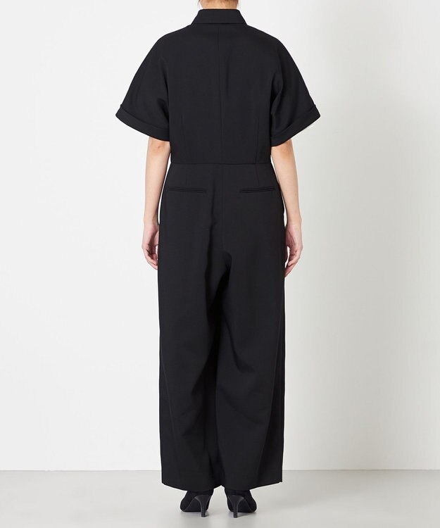 NAVE 【ReNAVE・セットアップ可/洗える/撥水加工】ホロウツイル ジャンプスーツ ブラック系