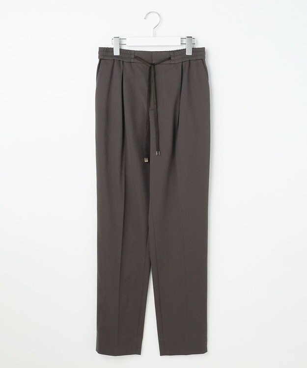 自由区 ライトフィールジャージータックテーパード パンツ [新色]グレー