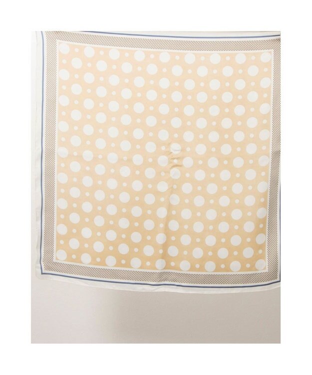 UNBILLION カシュネ cache nez / ドット柄スカーフ ベージュ