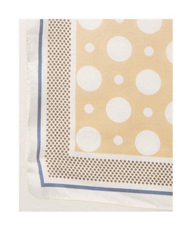 UNBILLION カシュネ cache nez / ドット柄スカーフ ベージュ
