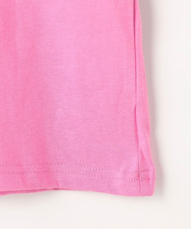 ANY KIDS 【綿100%】バックプリント オーバーサイズTシャツ ピンク×スイーツ