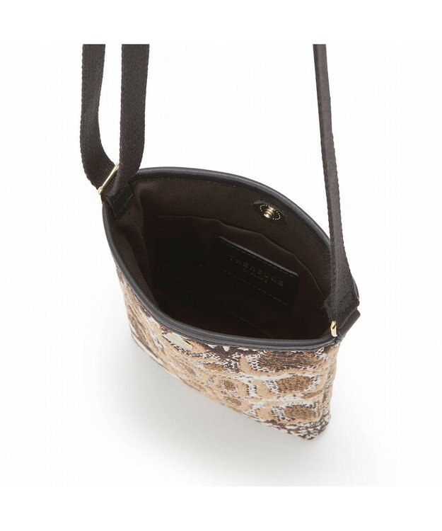 TOPKAPI 【TREASURE TOPKAPI】アニマルジャガード ミニポシェット ショルダーバッグ ベージュ