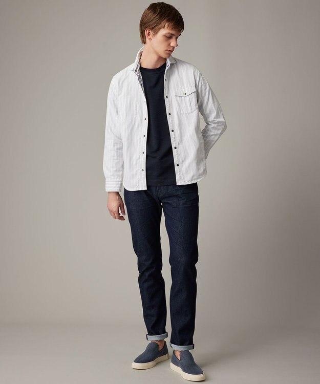 JOSEPH ABBOUD 【キングサイズ・25SS・ストレッチ・きれいめ】2WAYストレッチデニム ネイビー系