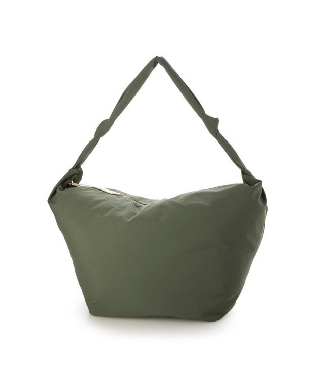 UNBILLION カシュカシュ cachecache / シワナイロンビッグバッグ カーキ