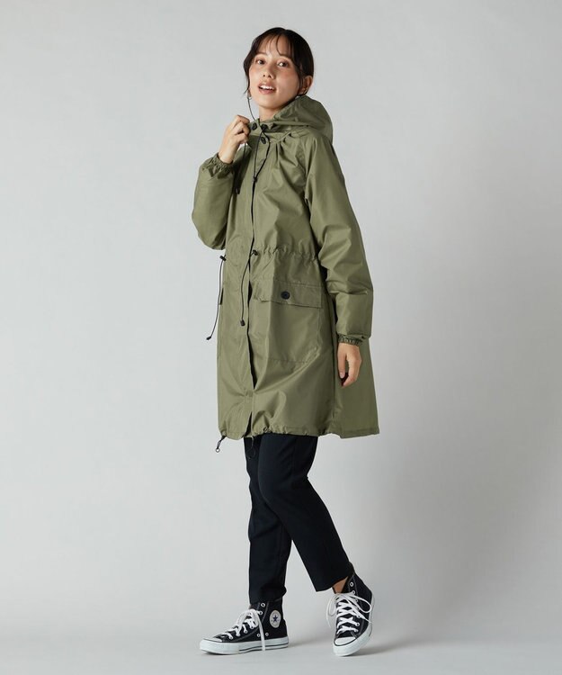 Y'SACCS レインコート　モッズタイプ カーキ