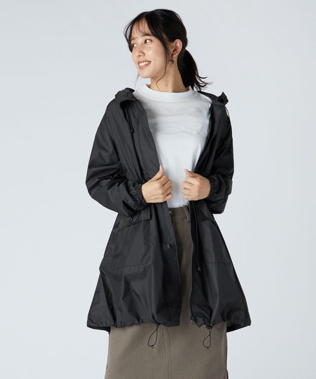Y'SACCS レインコート　モッズタイプ ブラック
