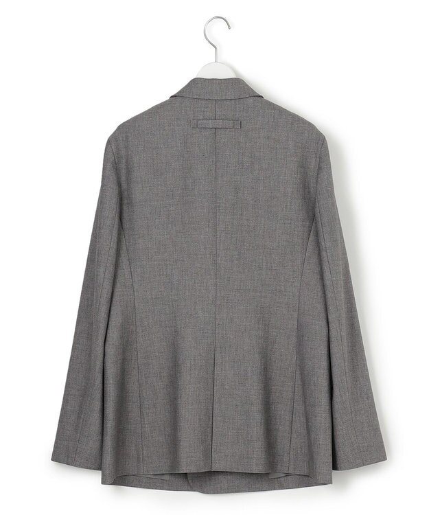 23区 【23区 | 5525gallery】ウールストレッチ ダブル前 ジャケット グレー系