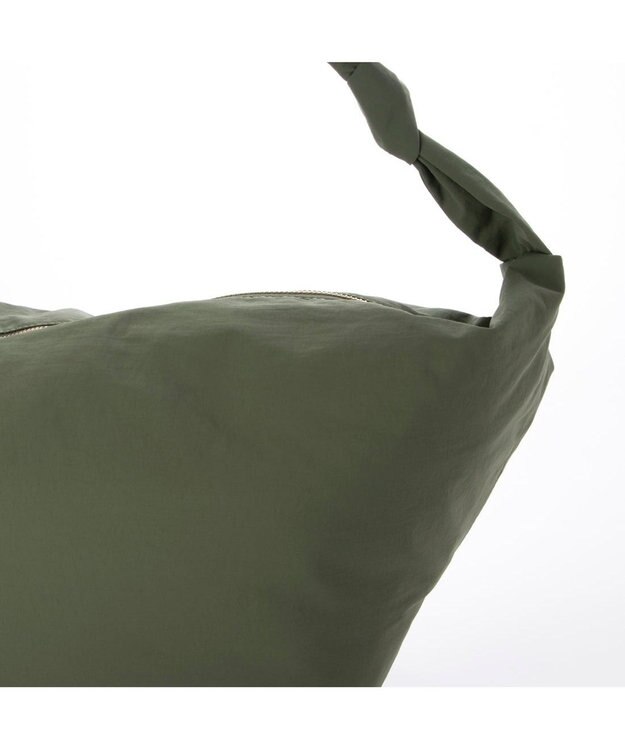 UNBILLION カシュカシュ cachecache / シワナイロンビッグバッグ カーキ