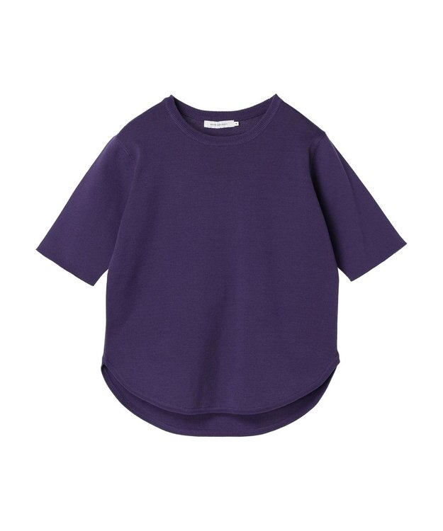 AMERICAN HOLIC ５分袖ニットプルオーバー Purple
