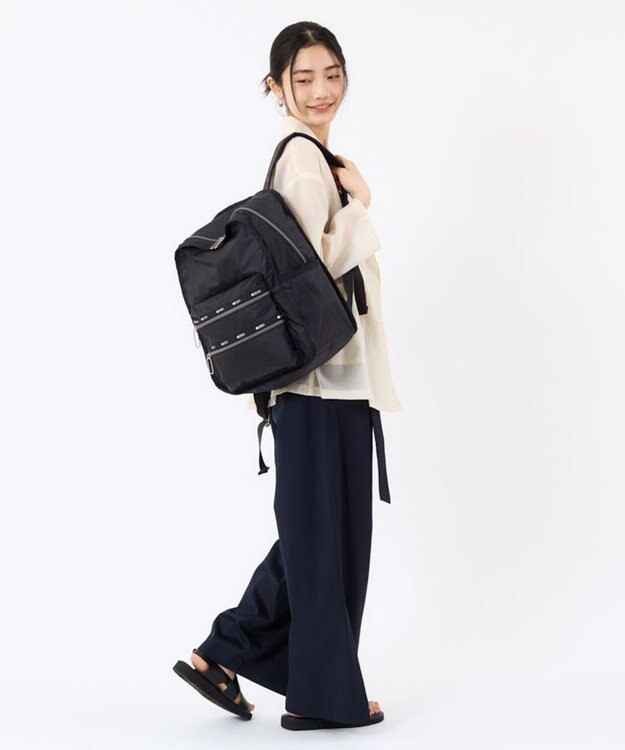 LeSportsac FUNCTIONAL BACKPACK/ブラックC ブラックC