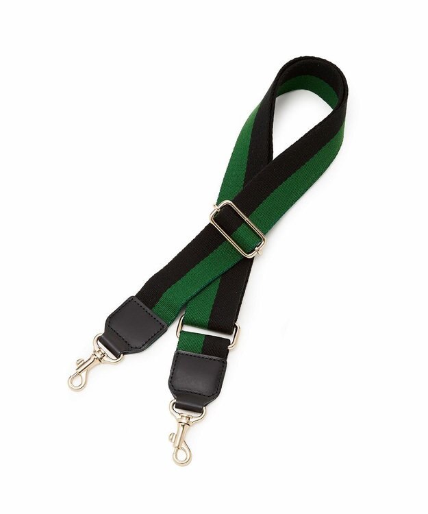 TOPKAPI 【Breath TOPKAPI】38mm バイカラーテープ ショルダー ベルト グリーン