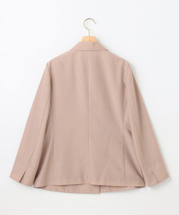 組曲 【WEB限定】シアーボイル ダブルブレストジャケット ラテベージュ系