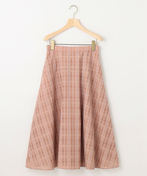 組曲 S ラメシアーチェック スカート ピンク系3
