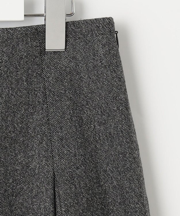J.PRESS LADIES 【セットアップ対応】ウールストレッチツイード スカート グレー系
