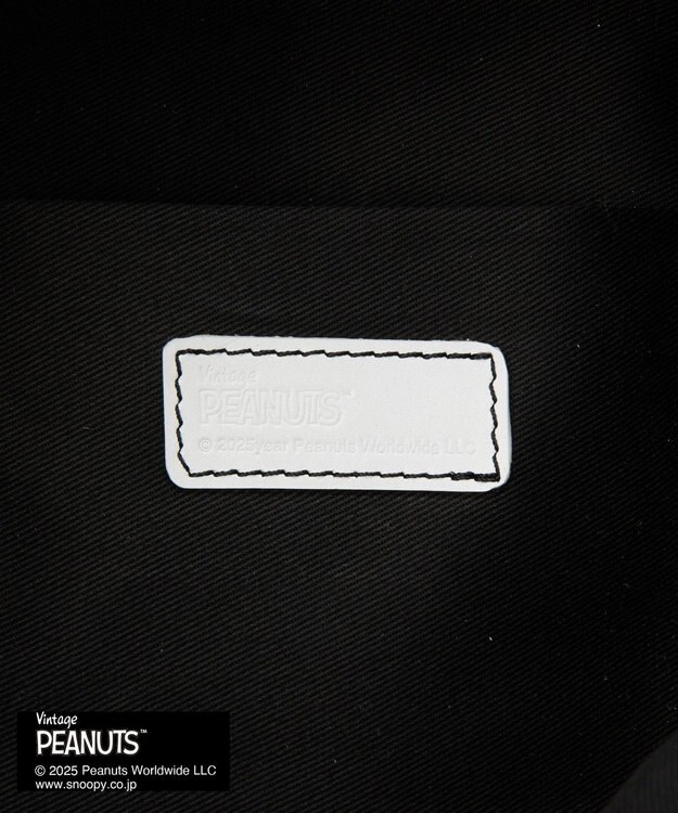 russet 【2025SS】《PEANUTS×russetコラボ第二弾》カゴトートバッグ小(CE-1515) Black