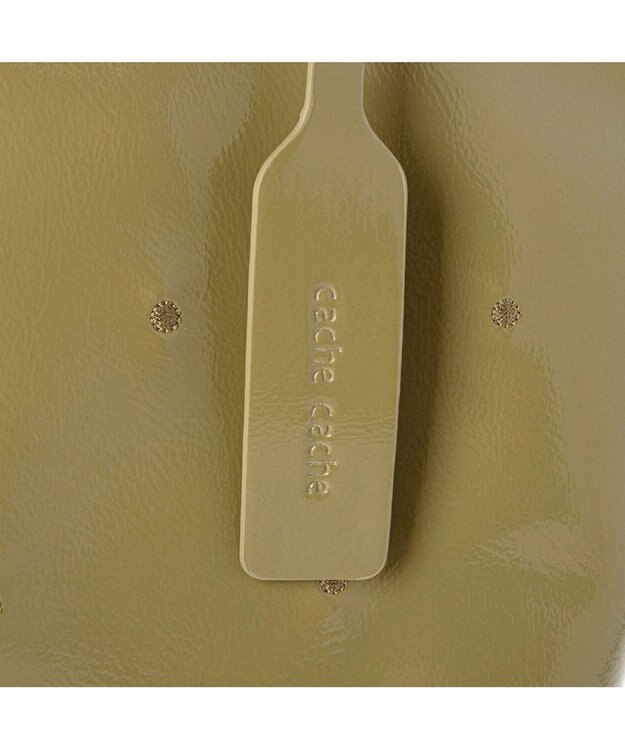 UNBILLION カシュカシュ cachecache / エナメル2wayトート ライトグリーン