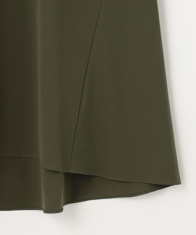 UNFILO 【撥水/ストレッチ/軽量】マジカル機能 ブラウス ダークグリーン系