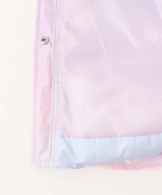 ANY KIDS 【洗濯機OK】中綿リボンコート レインボー