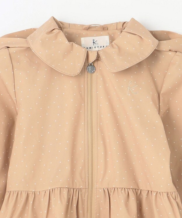 組曲 KIDS 【90-100㎝】ランダムドット ブルゾン ベージュ系5