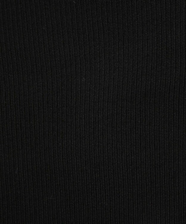 earth music&ecology ビット付きニットプルオーバー Black