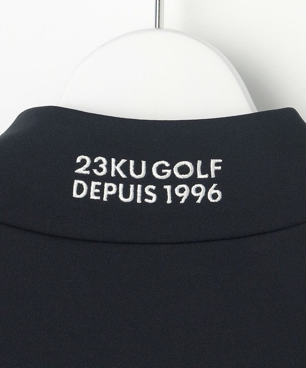 23区GOLF 【WOMEN】ストレッチダンボールモックネック ブラック系
