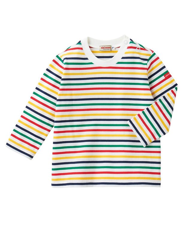 MIKI HOUSE HOT BISCUITS 【ミキハウス】 オーバーオールギフトセット【BOX付き】 紺