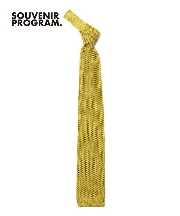 J.PRESS MEN 【J.PRESS ORIGINALS】Silk Wide Knit Tie イエロー系
