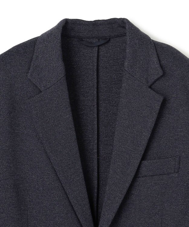 UNFILO MENS コンフォートジャージー ジャケット ネイビー