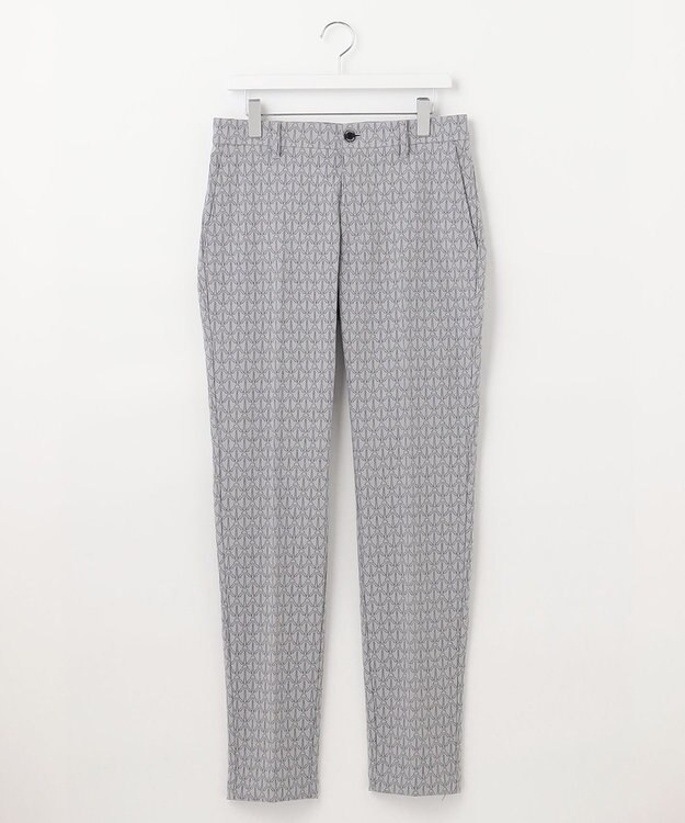 23区GOLF 【MEN】【ストレッチ】エッフェル塔柄 ジャガードパンツ ライトグレー系5