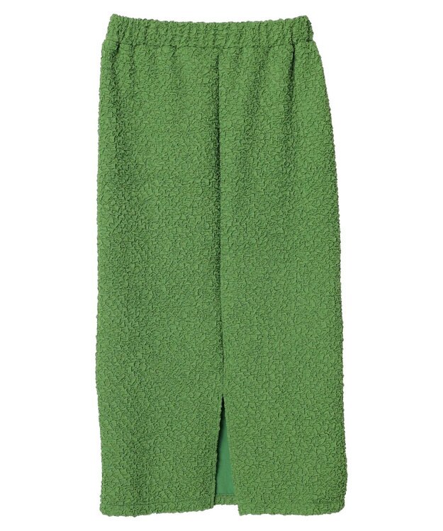 Green Parks BEST PRICE フクレジャガードIラインスカート Green
