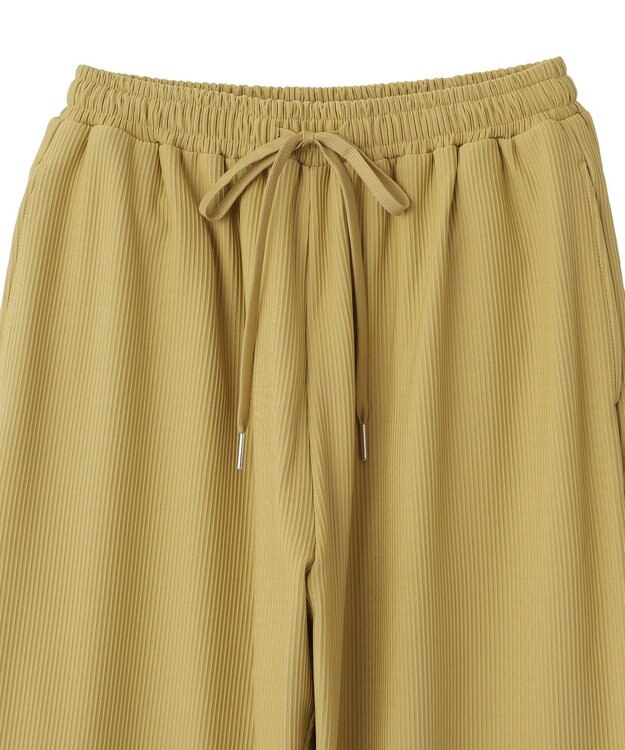 Green Parks セルフカットリブパンツ Green