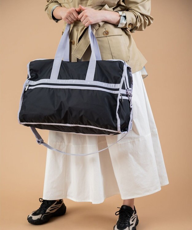 LeSportsac DELUXE LG WEEKENDER/ディープシー/ソフトラベンダー ディープシー/ソフトラベンダー