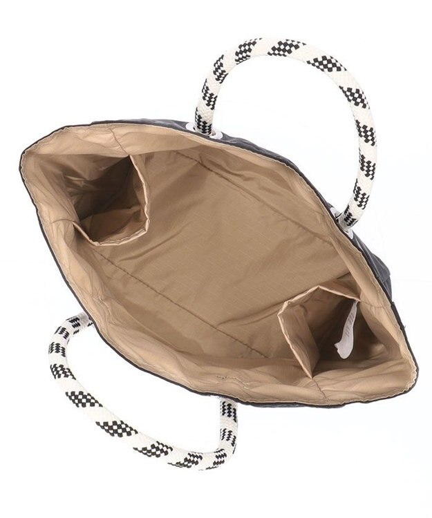 LeSportsac MEDIUM 2 WAY TOTE/ジェットブラック/プロビンシャル ジェットブラック/プロビンシャル