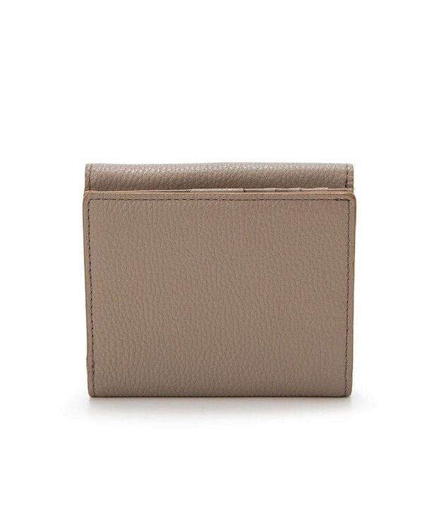 TOPKAPI 【TOPKAPI】gemdrops ジェムドロップ ミニエンボスレザー 天然石 二つ折り 財布 ミディアムグレー