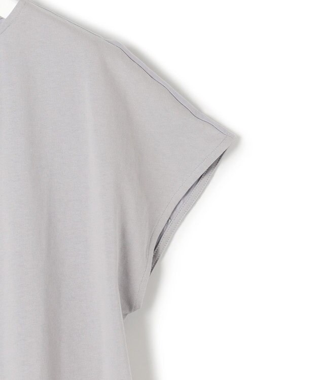 J.PRESS YORK STREET 【WOMEN】バックファブリックコンビ　プルオーバー ライトグレー系