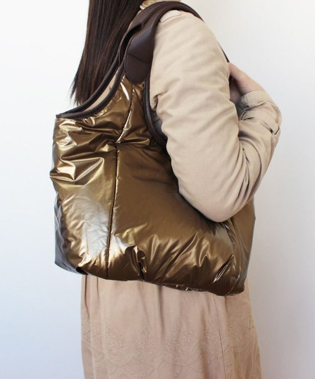 ROOTOTE 6456【軽量・肩掛け】LT.ラウンド.シャイニー-A 03：ブロンズ