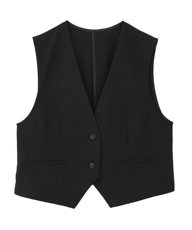 AMERICAN HOLIC ショート丈ベスト Black
