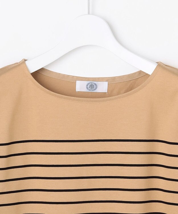 J.PRESS LADIES バスクボーダー カットソー キャメルベース系