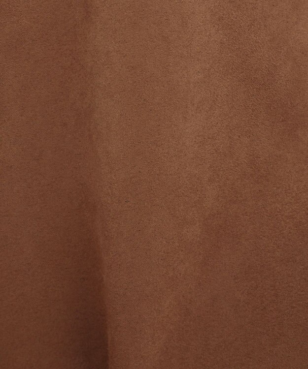 earth music&ecology スウェード調フリンジベスト Brown