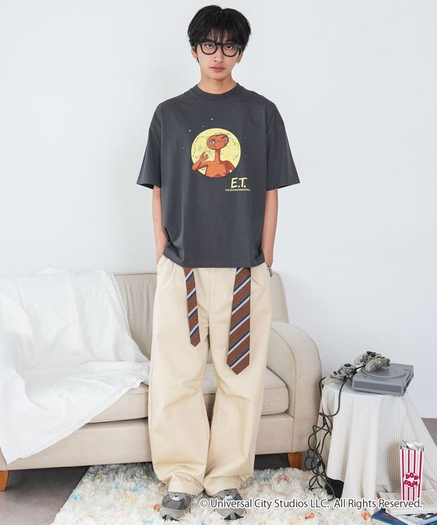 WEGO 【ミニオン / E.T. / バック・トゥ・ザ・フューチャー / デロリアン/ユニセックス着用ITEM/SMLサイズ展開】キャラクターズグラフィックT3（SS） 柄2