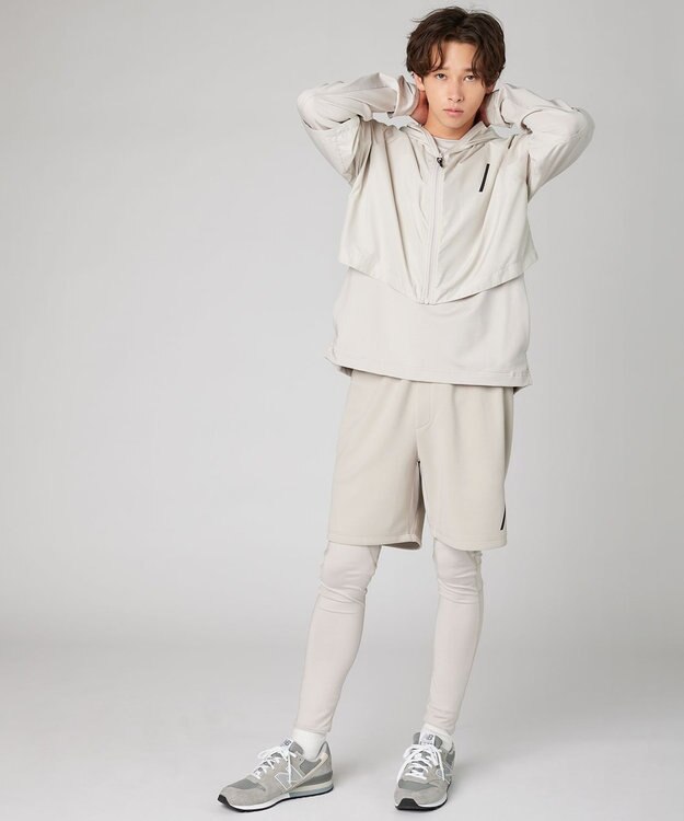 UNFILO 【ユニセックス】レイヤードプルオーバー ベージュ系