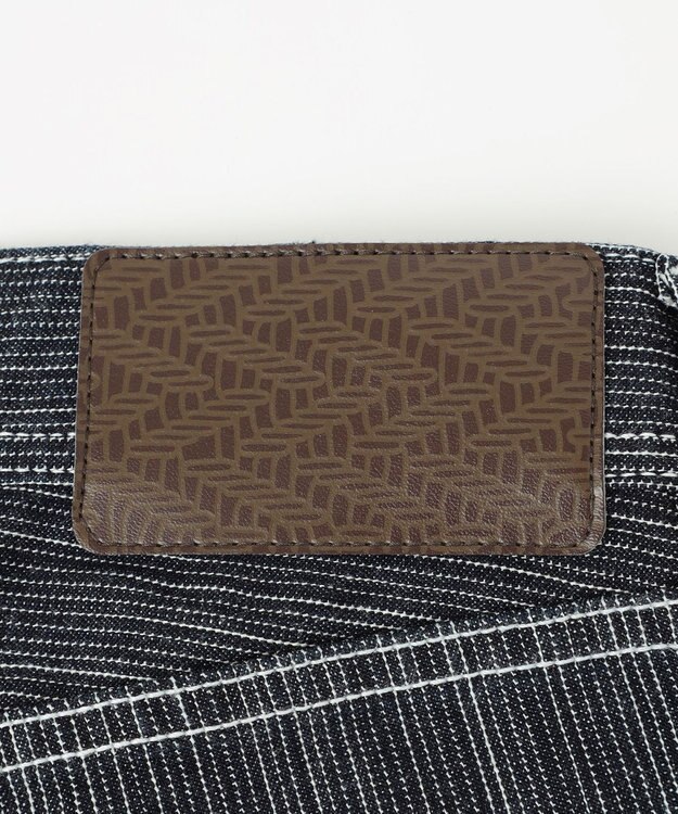 JOSEPH ABBOUD 【サスティナブル】ランダムストライプストレッチデニム ネイビー系1