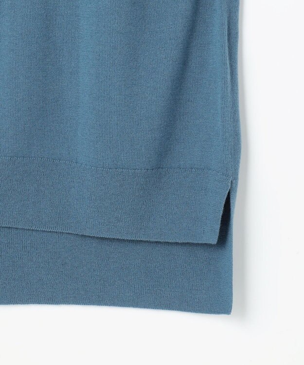 自由区 S 【SHIHOさん着用】ウールハイゲージモックネック ニット ターコイズ