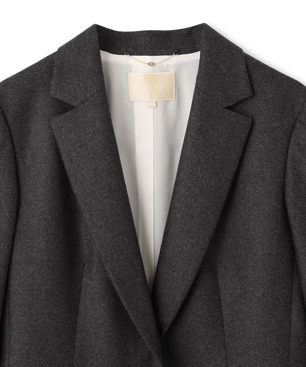 BEIGE， 【10th Anniversary】FLANNEL / テーラードジャケット C Gray