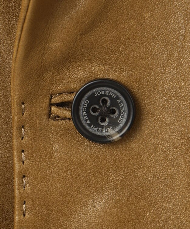 JOSEPH ABBOUD 【キングサイズ・スペインラム使用】 ナチュラルレザージャケット キャメル系