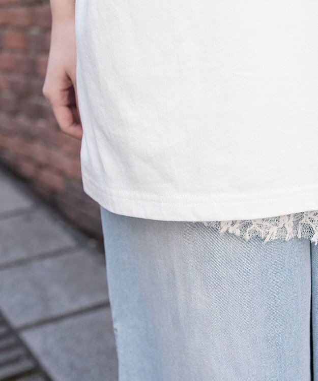 WEGO タンクレイヤードワンショルビッグT ホワイト